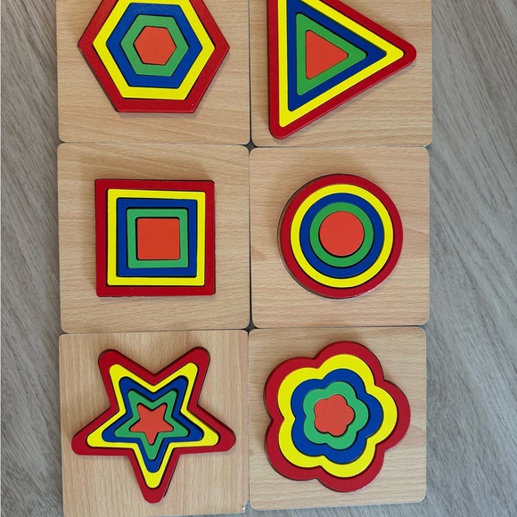 Wooden Sorting and Stacking Toy Set - Picture 12 of 12